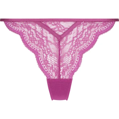Afbeelding van Hunkemöller Dames Lingerie String Isabelle Paars maat XS