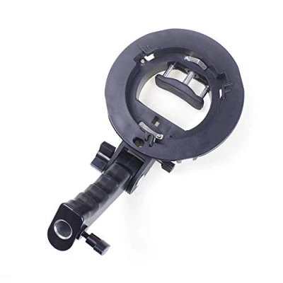 Afbeelding van ANGEEK Photography Accessories Handheld Grip S Type Flash Bracket Bowens Mount Holder for Speedlite Light Stand Softbox