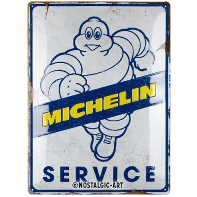 Afbeelding van Wandbord Garage Michelin Service