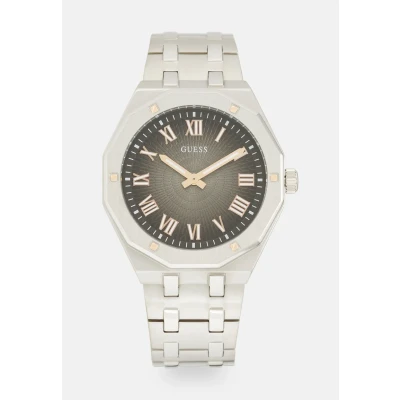 Afbeelding van Guess Asset Horloge silvercoloured, Heren, Maat: One Size, Silver coloured