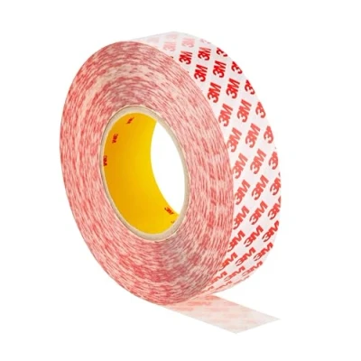 Afbeelding van Dpm tapes GPT PET Dubbelzijdig plakband: sterke hechting, grip op moeilijke oppervlakken. Dikte 0,21 mm, bestand tot 150 C, met UV bestendigheid ex 9088 (38 mm x 50 m)