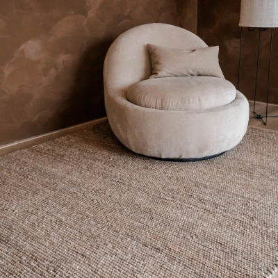 Afbeelding van Interieur05 Wollen vloerkleed Vik Lichtbruin 200x290cm