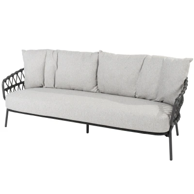 Afbeelding van 4 Seasons Outdoor Calpi 3 zits lounge bank incl. kussens 197 x 85 72 cm