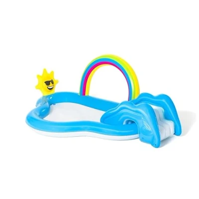 Afbeelding van Bestway Rainbow n&#039; Shine Pool and Play Center 257 x 145 91 cm
