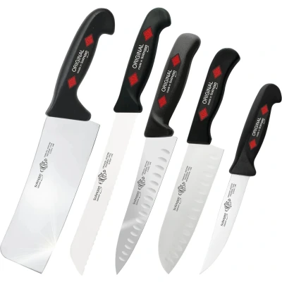 Afbeelding van EIKASO Solingen 3519S Professionele 5 delige Messenset Molybdeenstaal Ergonomisch Handvat