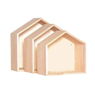 Afbeelding van Artemio houten planken, Hout, 30x30x10 cm 27x26,5x10 24x22,5x10