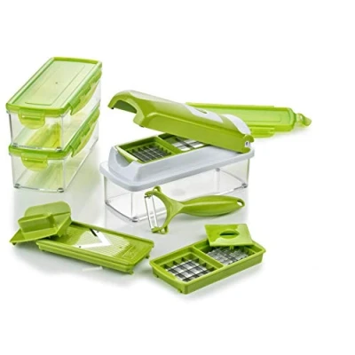 Afbeelding van Genius Nicer Dicer Smart groentesnijder, 13 delig, mandoline, 800 ml, snijder, dicer, food chopper