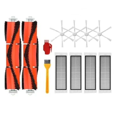 Afbeelding van INF Accessoires voor reserveonderdelen Xiaomi Mi Robot Vacuum Mop 2 STYTJ03ZHM 12 onderdelen, x hoofdborstels, 4 zijborstels, HEPA filters, reinigingsborstel