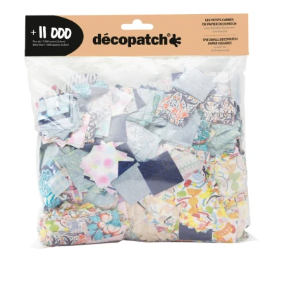 Afbeelding van Decopatch papier Maxi pack 11 000 vierkantjes 3x3 cm