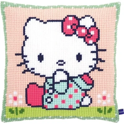 Afbeelding van Kussen Hello Kitty Op het grasveld 0155210