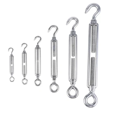 Afbeelding van Kabelspanner Spanner Draad M4 M5 M6 M8 M10 M12 304 Roestvrij Staal Haak en Oog Metalen Kabel Hardware