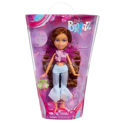 Afbeelding van Bratz Fashion Pixiez Yasmin Verzamelbare fantasiepop met echte mode en accessoires, vleugels veranderen in een ring