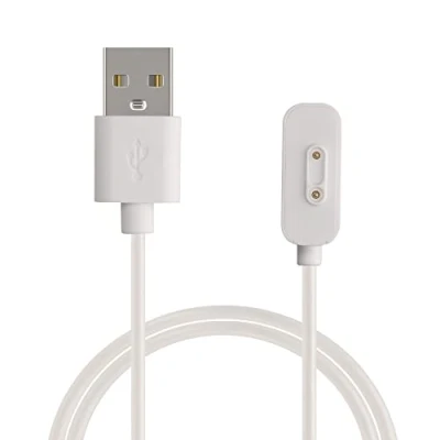 Afbeelding van kwmobile USB oplaadkabel compatibel met XPLORA X5 / Play X4 Kabel voor smartwatch wit