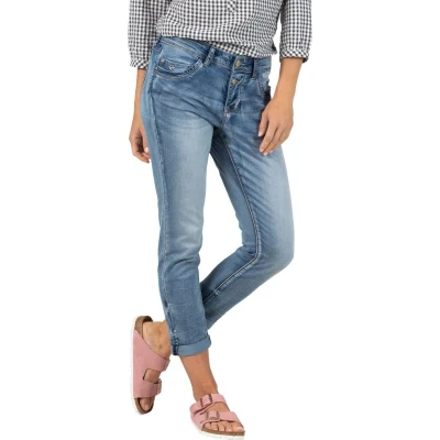 Afbeelding van Timezone Slim fit jeans, Dames, Maat: 27, Fresh indigo wash