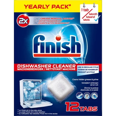 Afbeelding van Finish Vaatwasmachinereiniger 12 Stuks