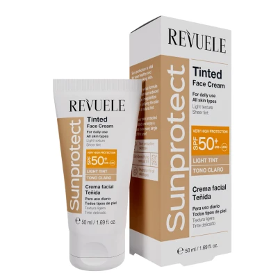 Afbeelding van Revuele Sunprotect Tinted Face Cream SPF50+ Light Tint 50ml