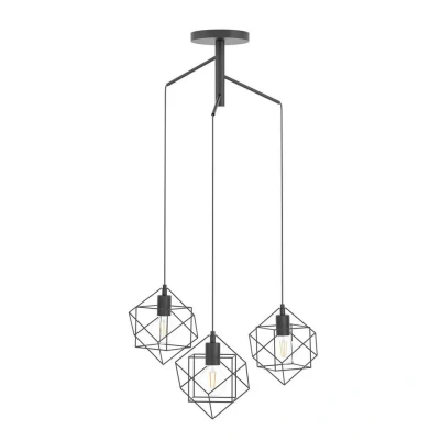 Afbeelding van EGLOÂ StraitonÂ Â HanglampÂ E27Â Ã ̃Â 64,5Â cmÂ Zwart