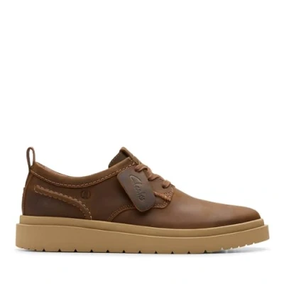 Afbeelding van Clarks POLDEN LACE Vrije tijdsschoenenHeren veterschoenHeren sneakersCasual Kleur: Cognac Maat: 45