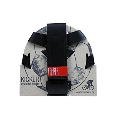 Afbeelding van FAHRER Berlin KICKER balhouder voetbal (maat 5) basketbal, zwart, fietsaccessoires
