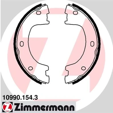 Afbeelding van Remschoenset, parkeerrem ZIMMERMANN 10990.154.3