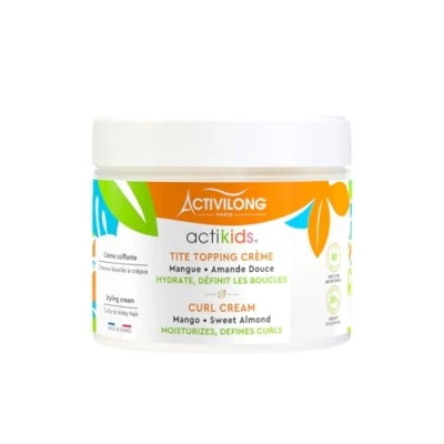 Afbeelding van Activilong Actikids Topping Curl Cream Mango en Zoete Amandel No Rinse 300ml