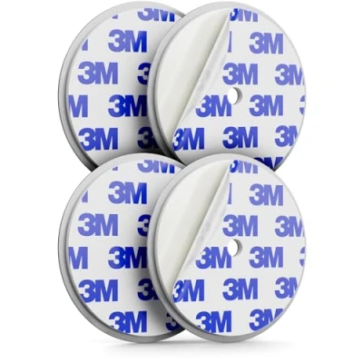 Afbeelding van deleyCON 2 Stuk Magneethouder Voor Rookmelders Brandmelders Zelfklevende Zelfklevend Oppervlak en Boorgat 65 mm Diameter