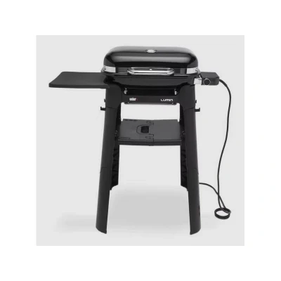 Afbeelding van Weber Lumin Compact Black met stand