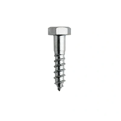 Afbeelding van DOJA Barcelona Zeskantbouten Houtschroeven 7x30 Gegalvaniseerd staal PAKKET 50 Breed gebruik: constructie, houtbewerking, interieurontwerp