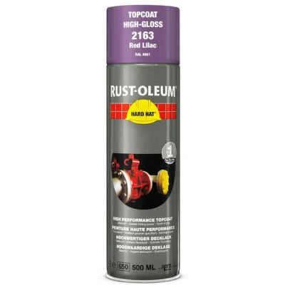 Afbeelding van rust oleum hard hat deklaag hoogglans ral 4001 signaalviolet 500 ml