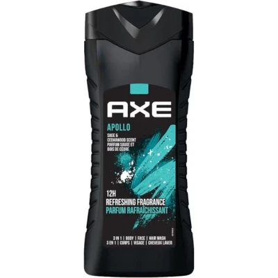 Afbeelding van Axe Douchegel 3in1 &quot;Apollo Sage &amp; Cedarwood Scent&quot; 250ml