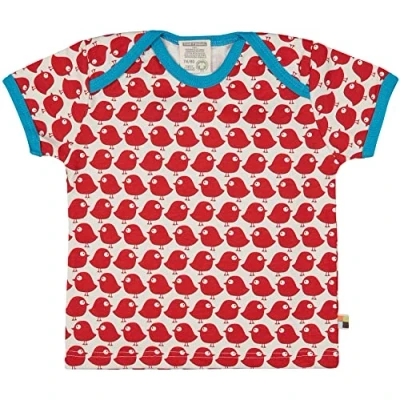 Afbeelding van loud + proud Unisex baby t shirt 204, rood (tomato), 74/80 cm