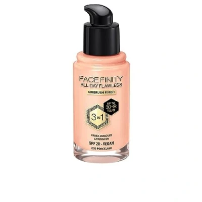 Afbeelding van 2x Max Factor Facefinity All Day Flawless Foundation C30 Porcelain 34 ml