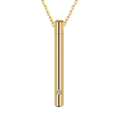 Afbeelding van Fako Bijoux® Ketting Ashanger / Assieraad Koker Ultra Goudkleurig