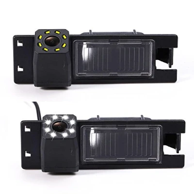 Afbeelding van Dynavsal auto achteruitrijcamera verbeterde parkeerhulp met 8IR nachtzicht 170 groothoek waterdicht high definition (zwart) voor Astra H Corsa D Vectra C Tigra Meriva A Regal Buick Insignia