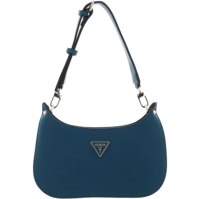 Afbeelding van GUESS Schoudertas Meridian Mini Top Zip Shoulder Bag Teal Petrol
