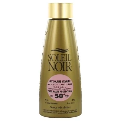 Afbeelding van Soleil Noir Zeer Hoge Bescherming Gevitaminiseerde Zonnemelk SPF50+ 150 ml