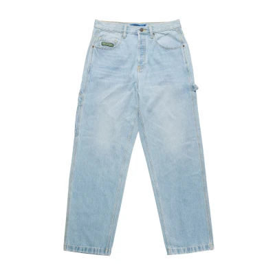 Afbeelding van DC Shoes Worker Baggyzimmermanns Relaxed fit jeans, Heren, Maat: 30x32, Bfbw indigo light