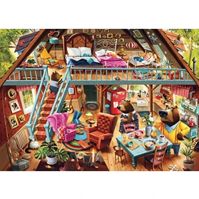 Afbeelding van Ravensburger Puzzle 2D 1000 elementów: Porwanie Złotowłosej, Stary design