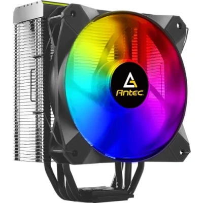 Afbeelding van Antec A400 RGB Processor Koeler 12 cm Zwart, Koper, Metallic