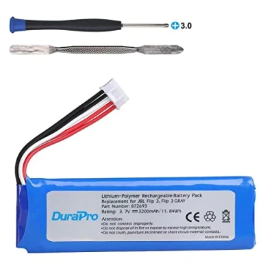 Afbeelding van DuraPro 3,7 V 3200 mAh batterij voor JBL Flip 3, JBLFLIP3GRAY GSP872693