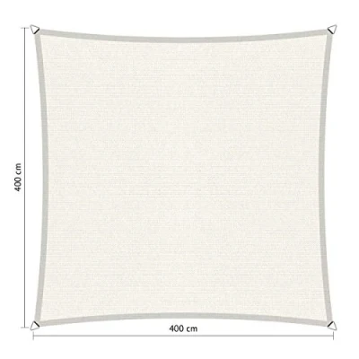 Afbeelding van Shadow comfort schaduwdoek vierkant 4 x m Arctic White