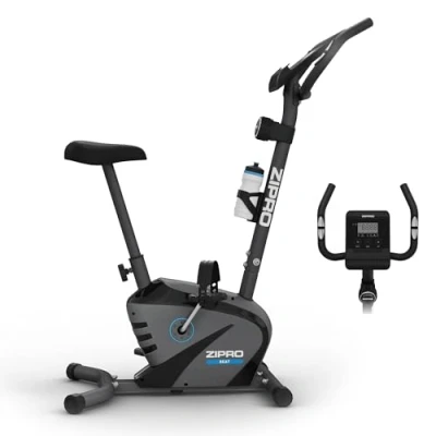 Afbeelding van Zipro Beat magnetische fitnessfiets voor volwassenen, tot 120 kg, zwart, één maat, eenheidsmaat