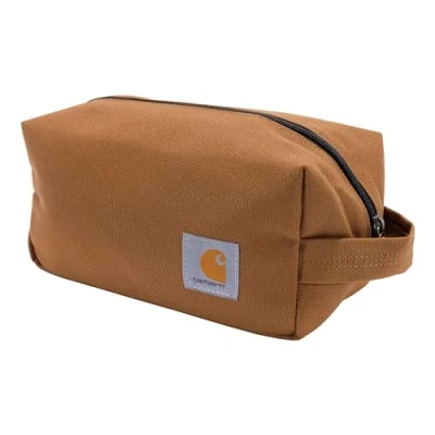 Afbeelding van Carhartt Reisset voor heren, (Carhartt Bruin), Eén maat, Travel Kit, Duurzame Toilettas Organizer Bag