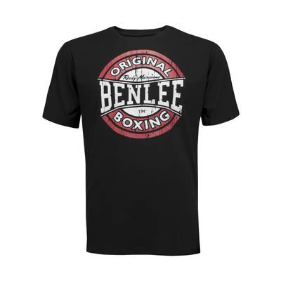 Afbeelding van Benlee Rocky Marciano T shirt voor heren, met schouderbanden, boxing logo