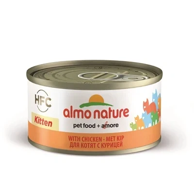 Afbeelding van Almo Nature Cat Kitten Kip 70 GR (24 stuks)