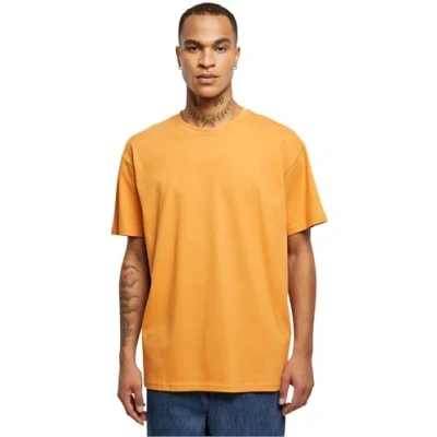 Afbeelding van Build Your Brand Heren T shirt Heavy Oversize Tee, Basic voor mannen, oversized fit, katoen, Forgottensinaasappel, L