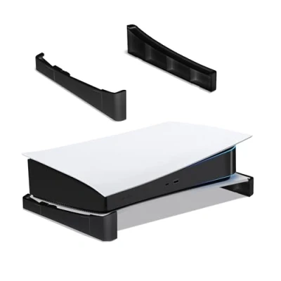Afbeelding van Mcbazel Horizontale standaard compatibel met PS5 DE/UHD console, basisstandaardhouder voor schijf en digitale editie anti slip paden zwart(Niet Slim)