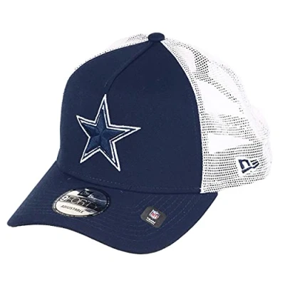 Afbeelding van New Era Dallas Cowboys NFL White Mesh Trucker 9Forty A Frame Cap One Size