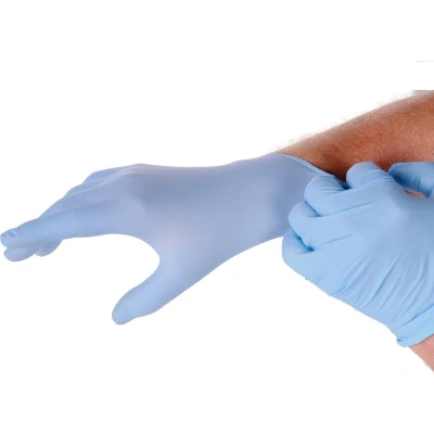 Afbeelding van Vitril Handschoenen Blauw Med Comfort 10 doosjes van 100 stuks maat L