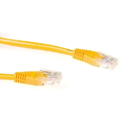 Afbeelding van ACT IB4120 U/UTP CAT6A Patchkabel Geel 20 meter